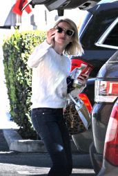 Emma Roberts Shopping at Bristol Farms in West Hollywood, February 2016