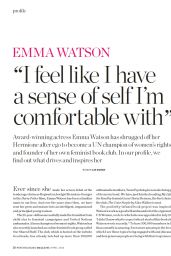 Emma Watson - Psychologies Magazine UK April 2016 Issue