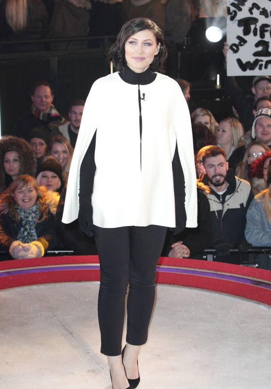 Emma Willis - Celebrity Big Brother Live Eviction Show at the Big Brother House in Hertfordshire 2/2/2016