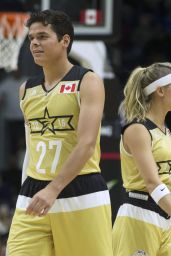 Eugenie Bouchard - NBA Celebrity All-Star Game in Toronto, February 2016