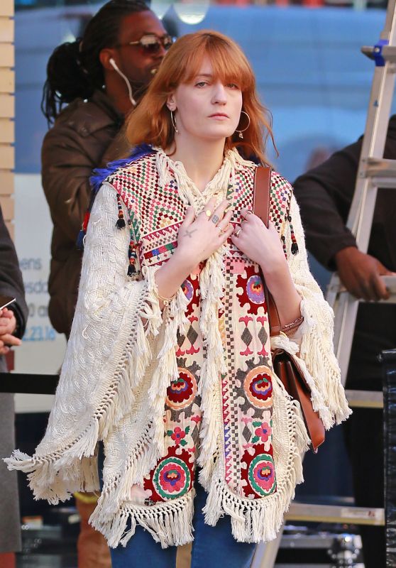 Florence Welch - Out in New York City, NY 2/22/2016