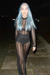 Helen Briggs Night Out Style - at Fifty9 Nightclub in Mayfair, London 2/2/2016