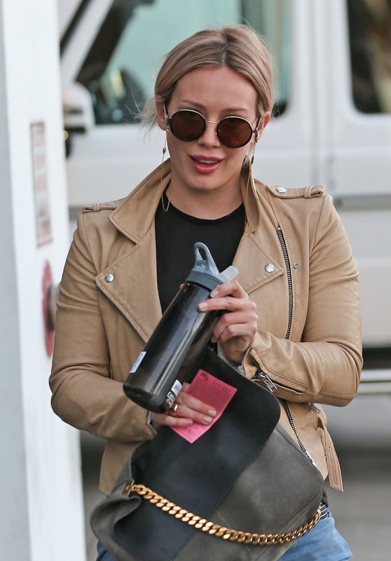 Hilary Duff - at the Gym in Los Angeles, February 2016