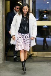 Jamie Chung Casual Style - Leaving the NBC Studios in New York City, NY, February 2016