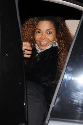 Janet Jackson at Lazarides Art Gallery in London 2/10/2016