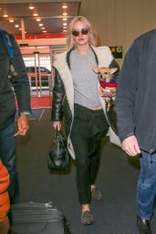 Jennifer Lawrence Departs JFK International Airport in New York City, 2/19/2016
