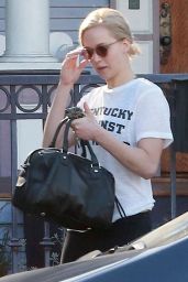 Jennifer Lawrence in Leggings - Leaving a Friends House in Los Angeles, February 2016