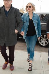 Jennifer Lawrence in Tight Jeans - Out in New York City 2/19/2016