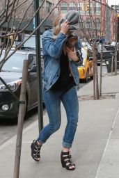 Jennifer Lawrence in Tight Jeans - Out in New York City 2/19/2016