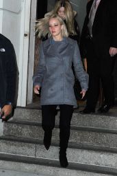 Jennifer Lawrence - Leaving Nobu in Tribeca After Dinner With a Friend - NYC 2/17/2016