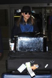 Jessica Alba Airport Style - LAX in Los Angeles 1/30/2016
