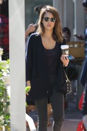 Jessica Alba Street Style - Out in West Hollywood 2/15/2016