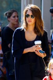 Jessica Alba Street Style - Out in West Hollywood 2/15/2016