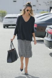 Jessica Alba Style - Leaving Her Office in Santa Monica 2/23/2016