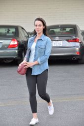 Jessica Lowndes in Tights - Out in Los Angeles 2/22/2016 