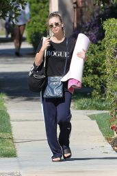 Kaley Cuoco - Going to Yoga Class in Los Angeles 2/20/2016