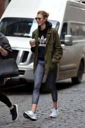 Karlie Kloss Street Style - Out in New York City 2/10/2016