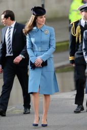 Kate Middleton - 75th anniversary of the RAF Air Cadets at St Clement Danes and The Royal Courts of Justice in London