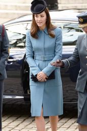 Kate Middleton - 75th anniversary of the RAF Air Cadets at St Clement Danes and The Royal Courts of Justice in London