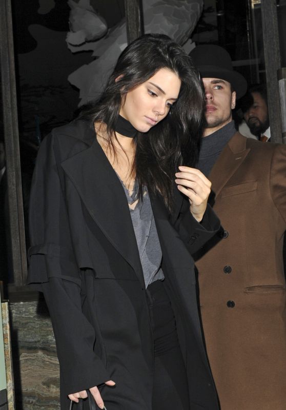Kendall Jenner Night Out - Sexy Fish Restaurant in London 2/22/2016 ...