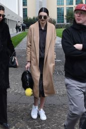 Kendall Jenner Style and Fashion Inspirations - Out in Milan 2/27/2016 