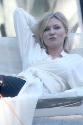 Kirsten Dunst - On the Set of a Photo Shoot in Los Angeles, February 2016