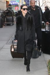 Kourtney Kardashian - Leaving Her Hotel in New York City, NY 2/12/2016