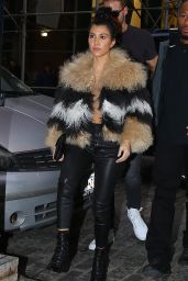 Kourtney Kardashian Style - Out in New York City, NY 2/10/2016