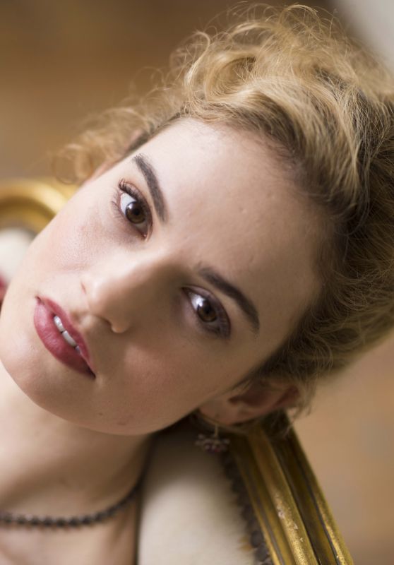Lily James - War and Peace Posters & Promoshoot