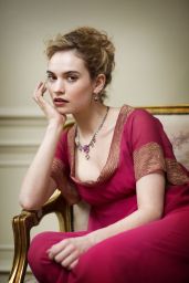 Lily James - War and Peace Posters & Promoshoot