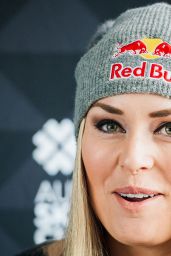 Lindsey Vonn - Press Conference Ahead of the FIS Ski World Cup Parallel Slalom City Event in Stockholm, February 2016