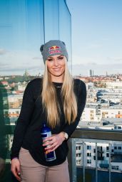 Lindsey Vonn - Press Conference Ahead of the FIS Ski World Cup Parallel Slalom City Event in Stockholm, February 2016