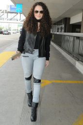 Madison Pettis Ca0sual Style - LAX Airport in Los Angeles 1/30/2016