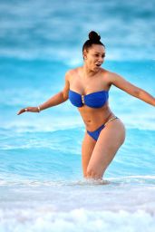 Melanie Brown Bikini Pics - Beach in Turks & Caicos, February 2016