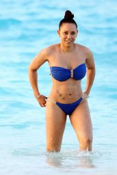 Melanie Brown Bikini Pics - Beach in Turks & Caicos, February 2016