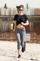 Miranda Kerr in Spandex - Out Jogging in Malibu 2/24/2016