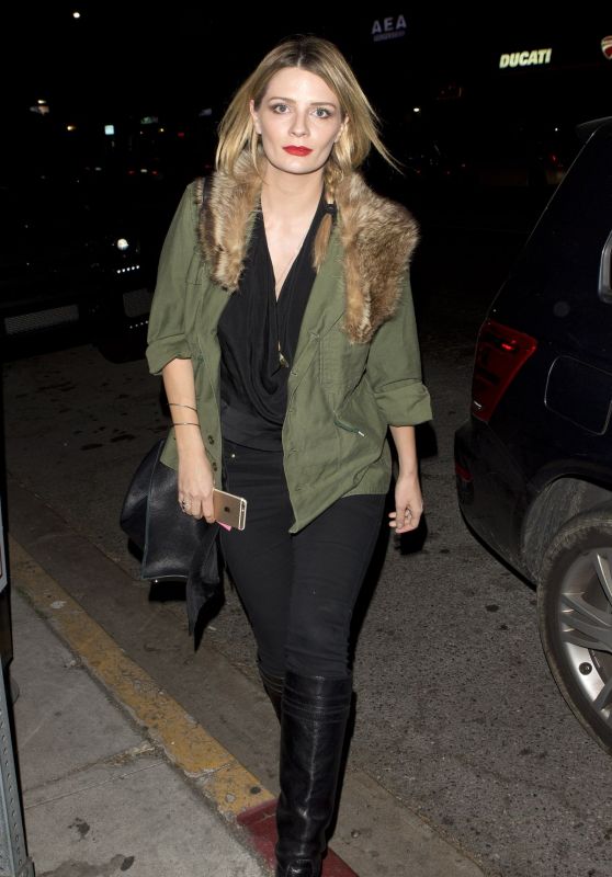 Mischa Barton at Nice Guy in West Hollywood, February 2016