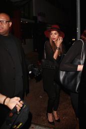 Nicole Scherzinger Night Out Style - Leaving Warwick Night Club in Hollywood 2/21/2016 