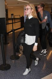 Peyton List - Departing LAX Airport in Los Angeles 2/23/2016 