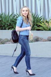 Sabrina Carpenter - Outside the Facebook Building in Los Angeles, 2/22/2016 