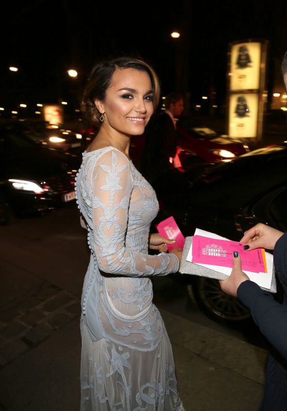 Samantha Barks - Leaves the Traditional Opera Ball in Vienna, February 2016