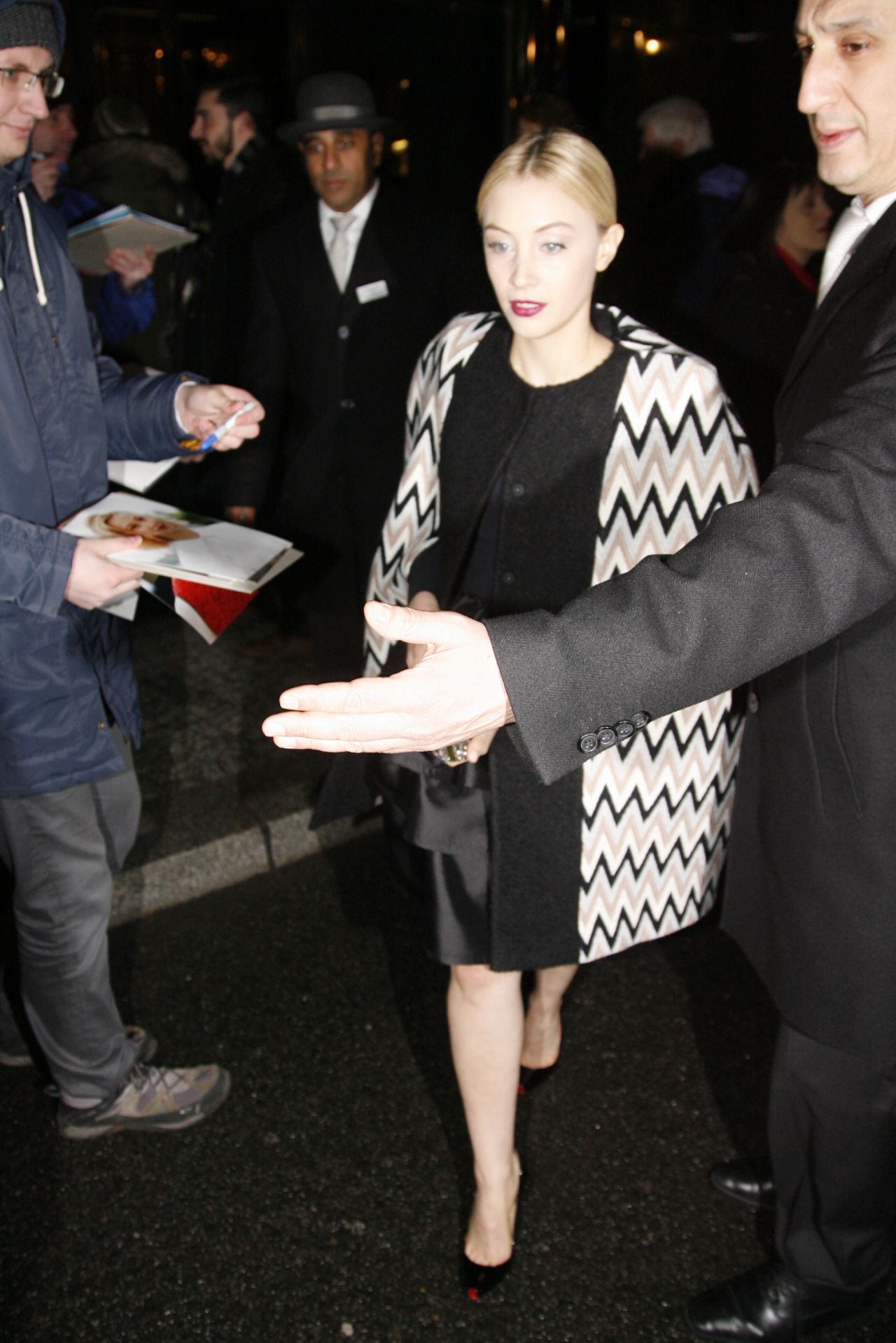 Sarah Gadon Style - at the Hotel Regent in Berlin, February 2016 ...
