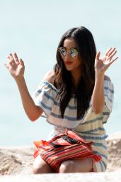Shay Mitchell - Filming for Hawaiian Tropic Sunscreen Products at Miami Beach 2/21/2016 