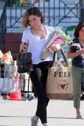 Sophia Bush Street Style - Whole Foods in West Hollywood 2/9/2016 
