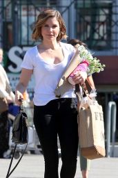 Sophia Bush Street Style - Whole Foods in West Hollywood 2/9/2016 
