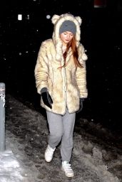 Sophie Turner Winter Style - Out in Montreal 2/18/2016