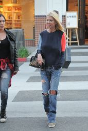 Tara Reid in Ripped Jeans - Out in Los Angeles, CA 2/27/2016