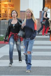 Tara Reid in Ripped Jeans - Out in Los Angeles, CA 2/27/2016