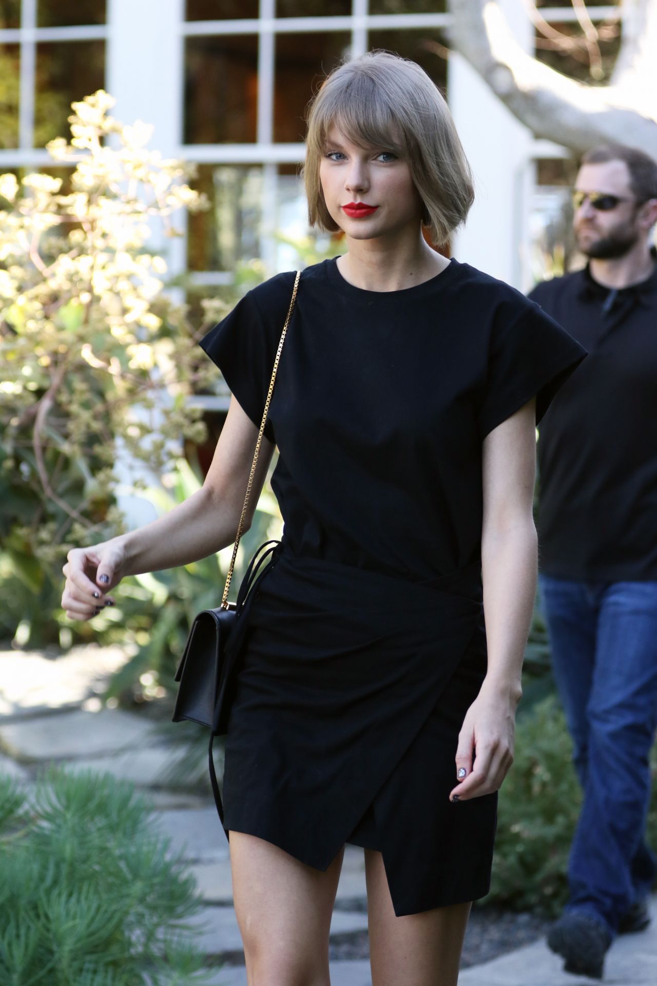 Taylor Swift in Mini Dress - Shopping in West Hollywood 2/24/2016