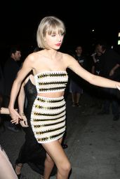 Taylor Swift Night Out Style - Arriving at Hyde Night Club in West Hollywood 2/15/ 2016